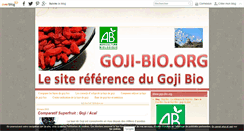 Desktop Screenshot of goji-bio.org